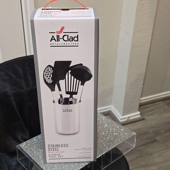 All-Clad Stainless Steel w/Nylon 5-PC Tool Set - Picture 14 of 16